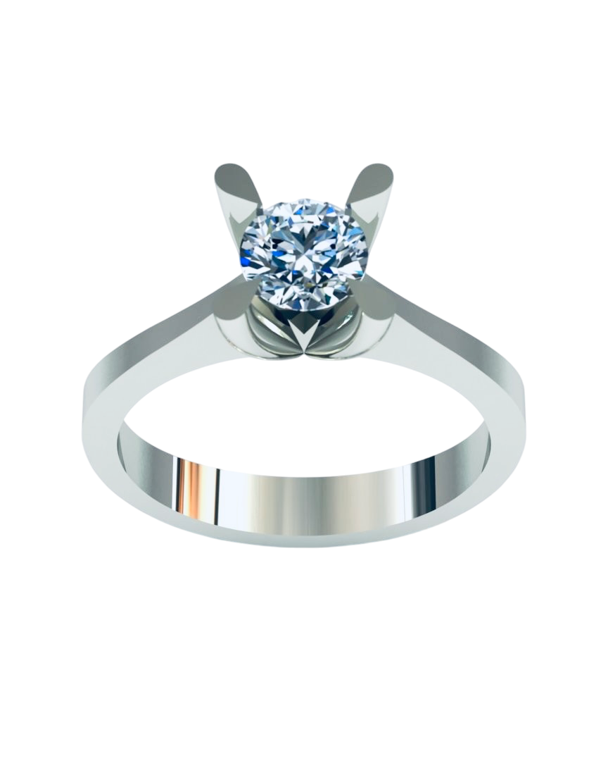 0.60 KARAT ALTINPEK TEKTAŞ PIRLANTA YÜZÜK - ALTINPEK Yüzük