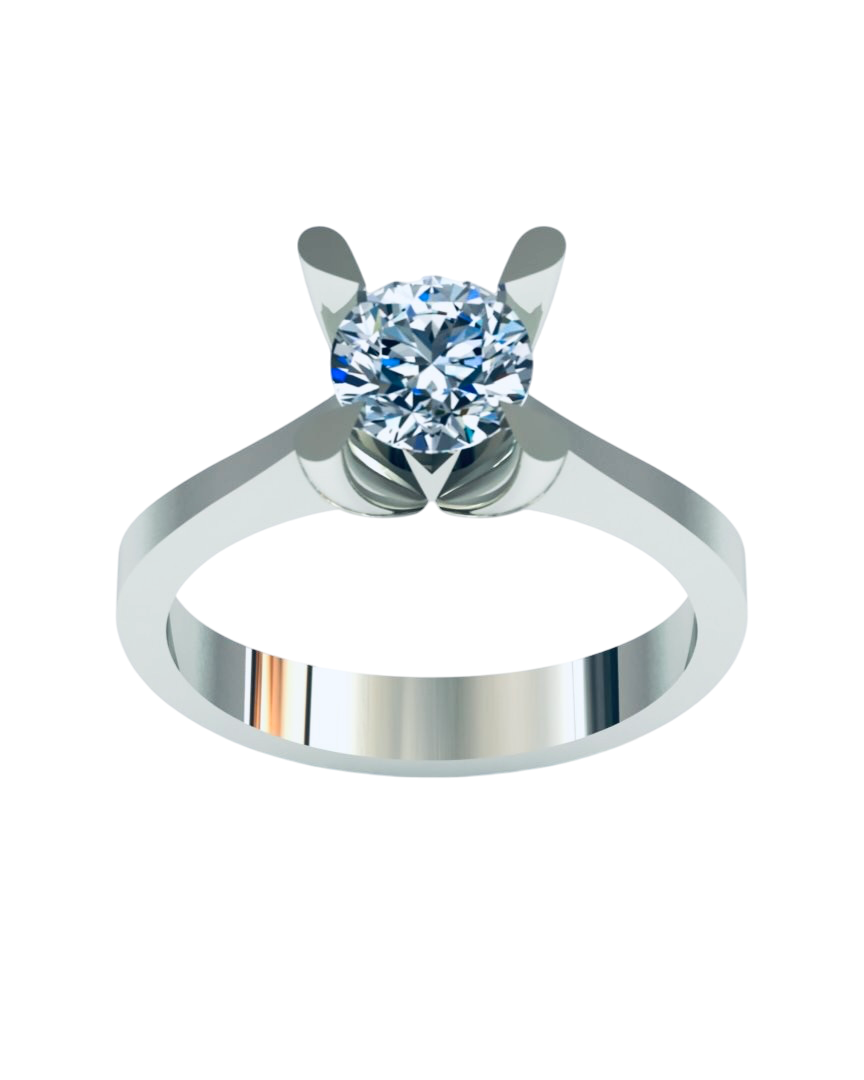 0.80 KARAT ALTINPEK TEKTAŞ PIRLANTA YÜZÜK - ALTINPEK Yüzük